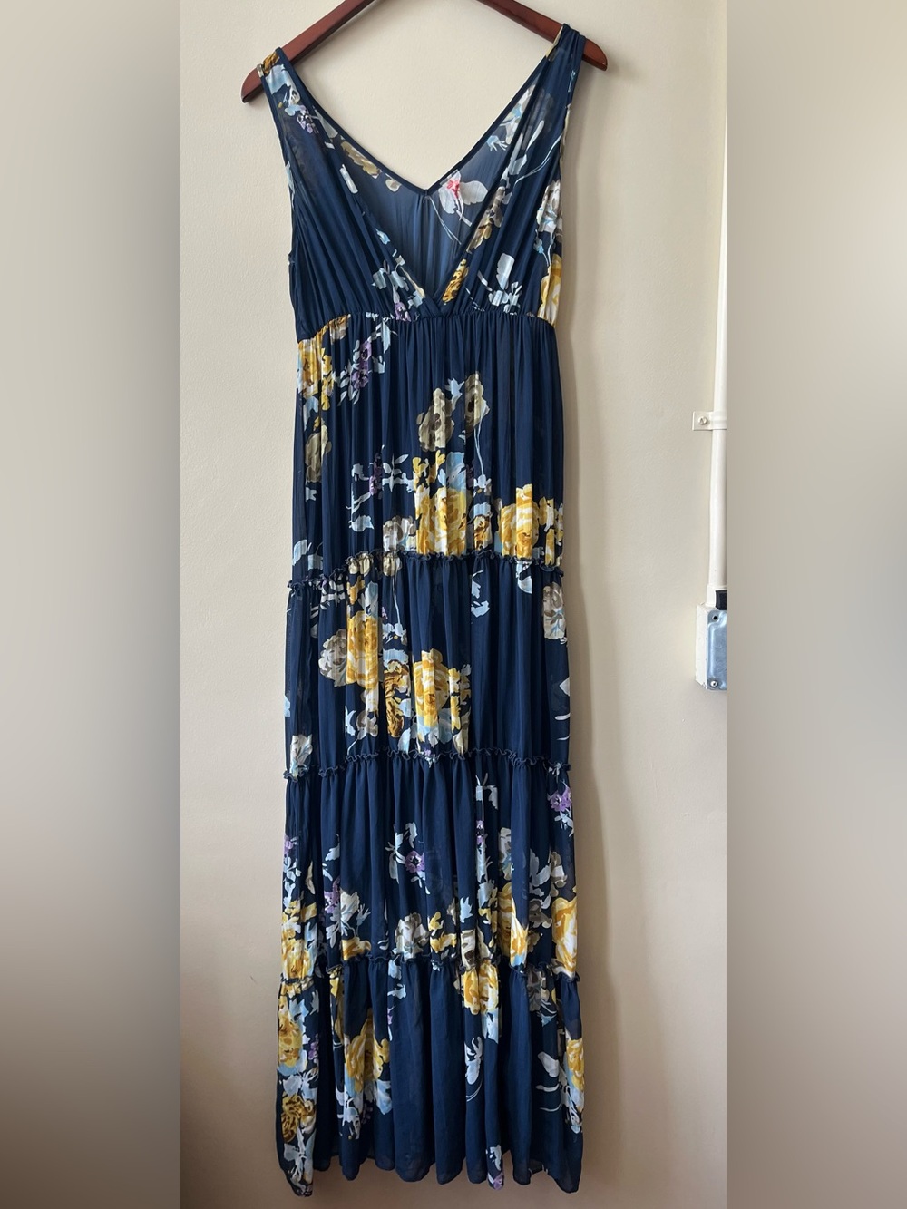 HTF Free People Floral Maxi Dress